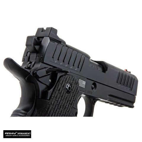 ARMY ARMAMENT R603 STI STACCATO P GREEN GAS AIRSOFT Tabanca - Siyah