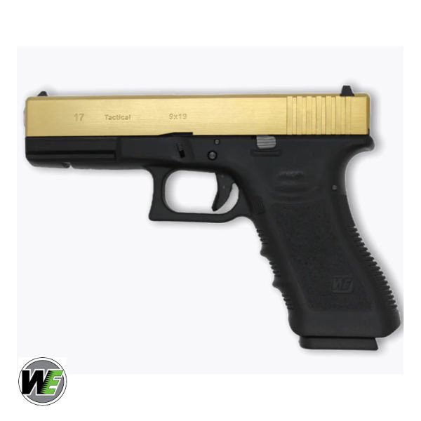 WE G17 GLOCK 17 GEN3 TITANIUM GOLD ALTIN GBB AİRSOFT TABANCA