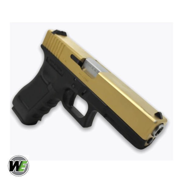 WE G17 GLOCK 17 GEN3 TITANIUM GOLD ALTIN GBB AİRSOFT TABANCA