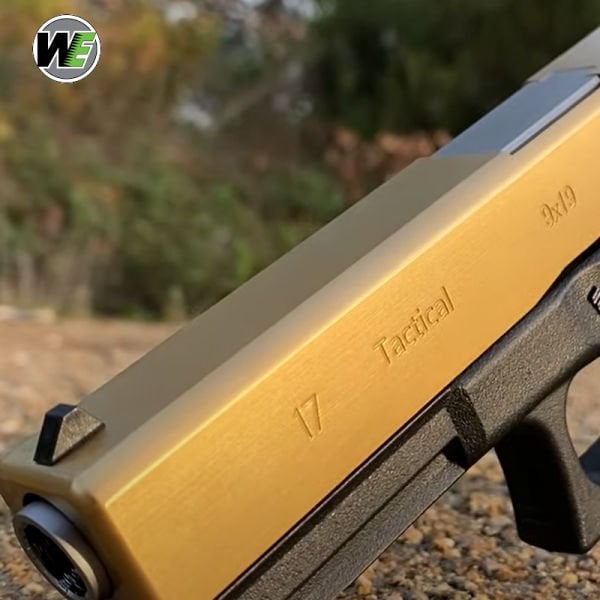 WE G17 GLOCK 17 GEN3 TITANIUM GOLD ALTIN GBB AİRSOFT TABANCA
