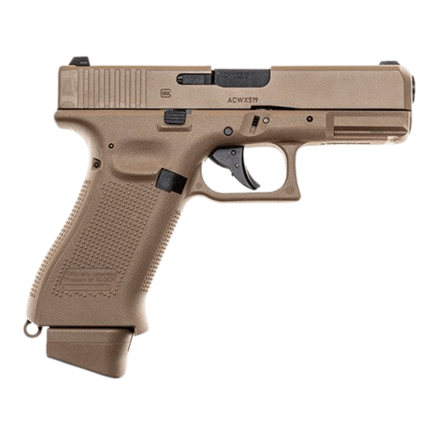 UMAREX Glock G19X Tan CO2 Blowback Airsoft Tabanca 2.6435