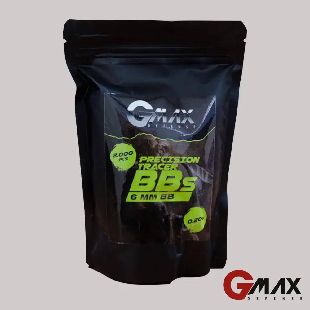 GMAX 0.20g Green Airsoft Tracer BB 2000adet