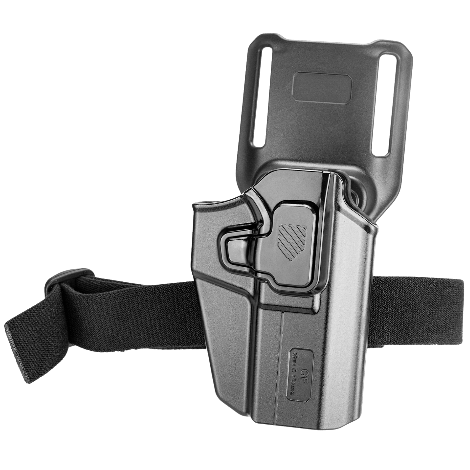 Gun&Flower Universal OWB Polymer Holster Bacak Kayışlı Tabanca Kılıfı