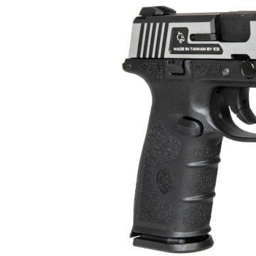 ICS XFG Pistol GBB Airsoft Tabanca - Hairline (Siyah/Gümüş)