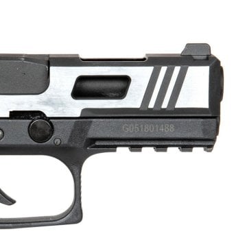 ICS XFG Pistol GBB Airsoft Tabanca - Hairline (Siyah/Gümüş)