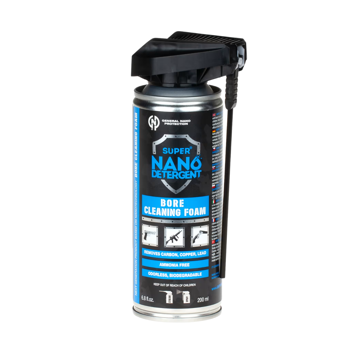 General Nano Protection Super Nano Detergent Bore Cleaning Foam , Namlu Temizleme Köpüğü 200ml