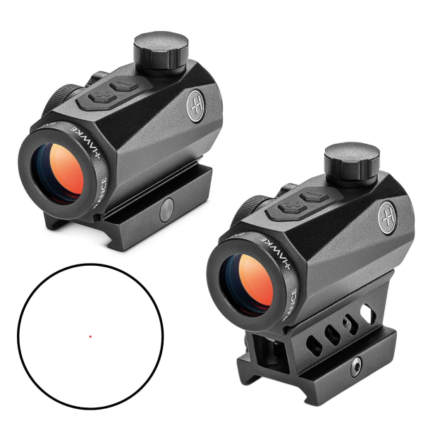 HAWKE Endurance RD 1x25 Dual height & QR - Digital Weaver (3MOA dot) REDDOT Nişangah - Weaver Rail 12127