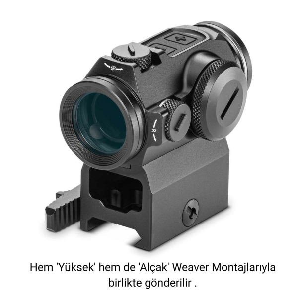 HAWKE (*New) Frontier 1x22 - 2MOA Dot  REDDOT Nişangah - Weaver Rail 12137