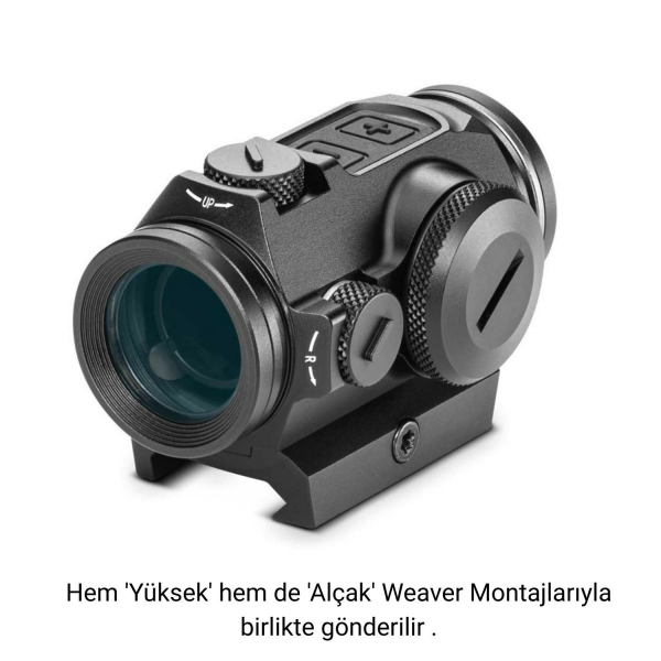 HAWKE (*New) Frontier 1x22 - 2MOA Dot  REDDOT Nişangah - Weaver Rail 12137