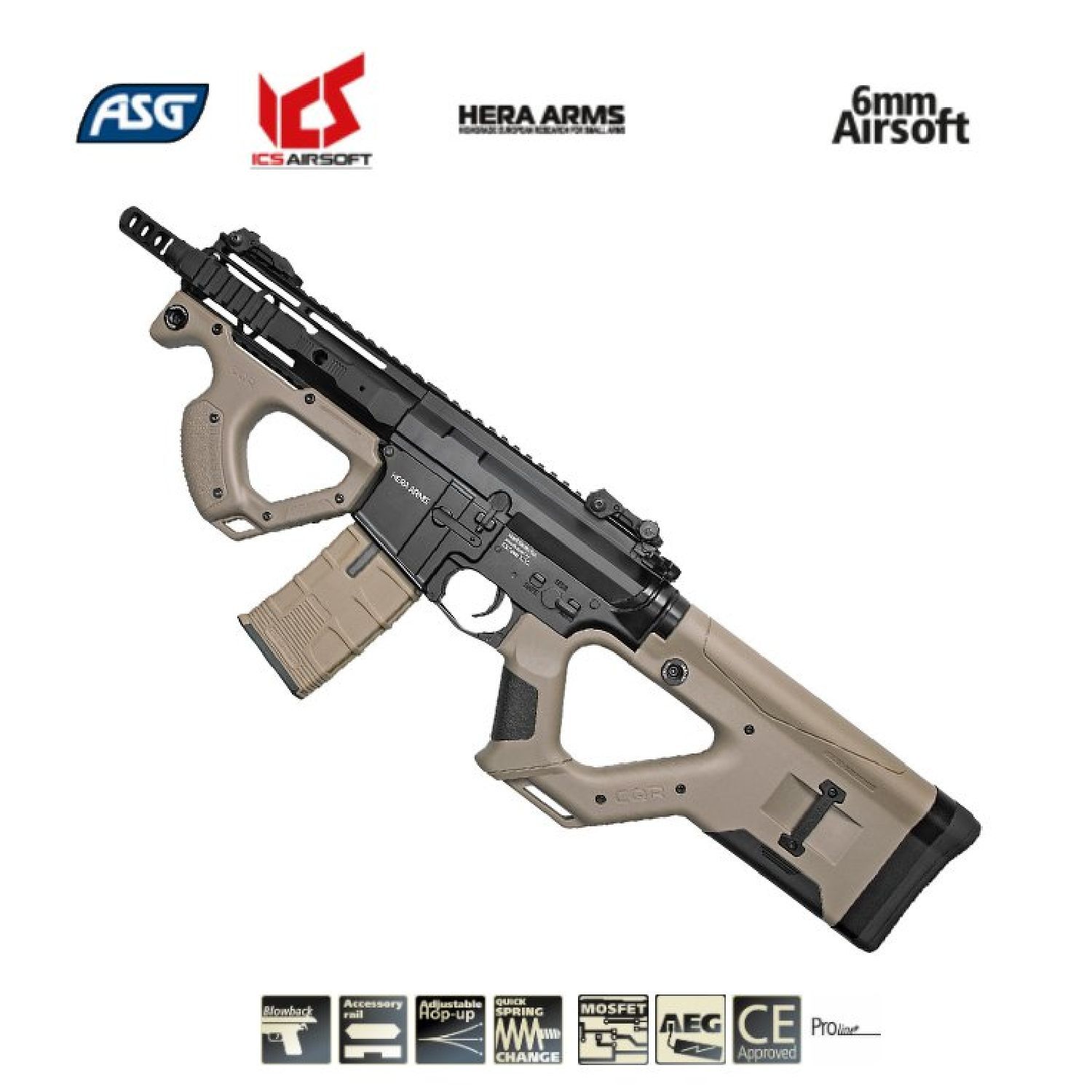 HERA ARMS CQR SSS ÇÖL RENGİ AEG TÜFEK 19209