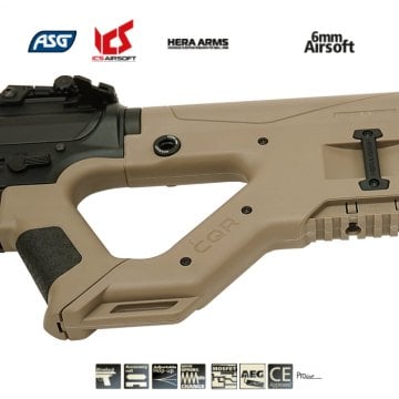 HERA ARMS CQR SSS ÇÖL RENGİ AEG Airsoft Tüfek