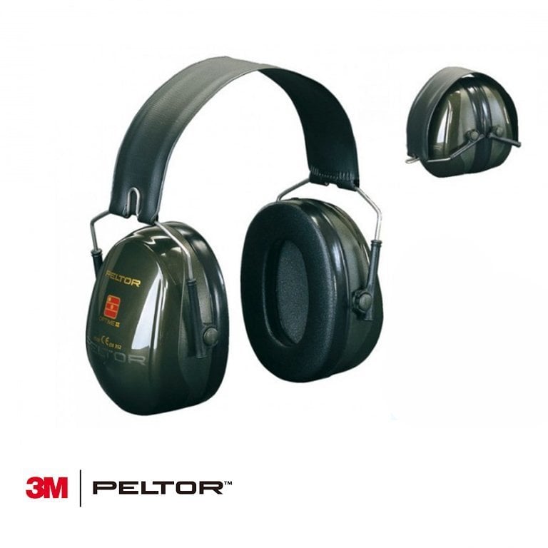 3M™ Peltor™ Optime™ II Katlanır Baş Bantlı 31D Atış Kulaklığı - Yeşil