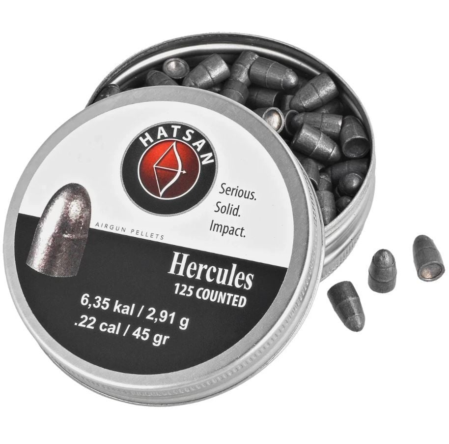 HATSAN HERCULES 6.35MM HAVALI TÜFEK SAÇMASI (45 GRAİN - 125 ADET)