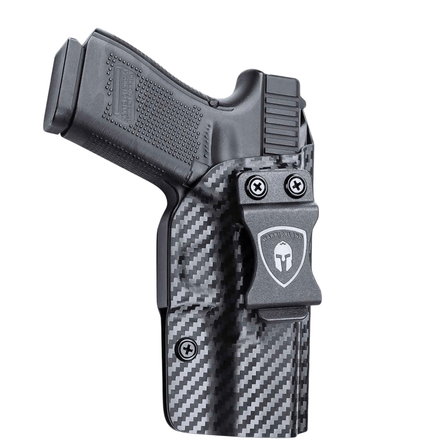 WarriorLand IWB Carbon Fiber Glock 19 Uyumlu Holster Sağ El, Siyah Tabanca Kılıfı