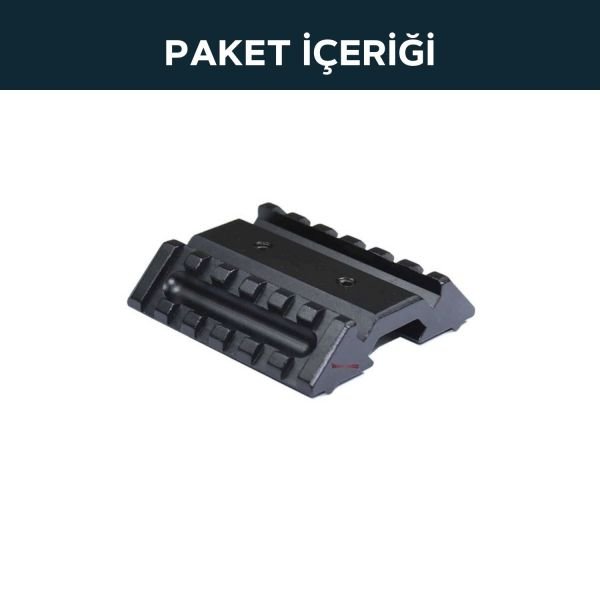 Vector Optics Tactical Dual 45° Offset Raylı Picatinny Montaj Ayağı