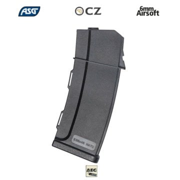 ASG CZ 805 BREN SERİSİ TÜFEKLER İÇİN 550BB AEG AIRSOFT ŞARJÖR - SİYAH