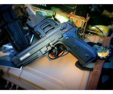 KJW M9A1 F92 Beretta GBB Airsoft Tabanca