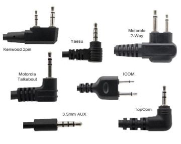 Opsmen M52 Military PTT (Push-To-Talk) KABLO ve M50 El kumandası