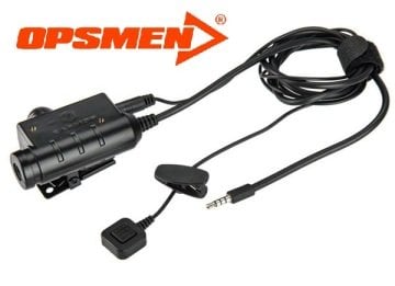 Opsmen M52 Military PTT (Push-To-Talk) KABLO ve M50 El kumandası