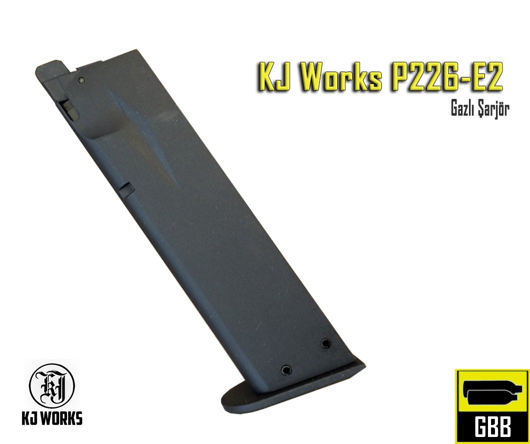 KJW P226-E2 GBB Şarjör Magazine KP-01