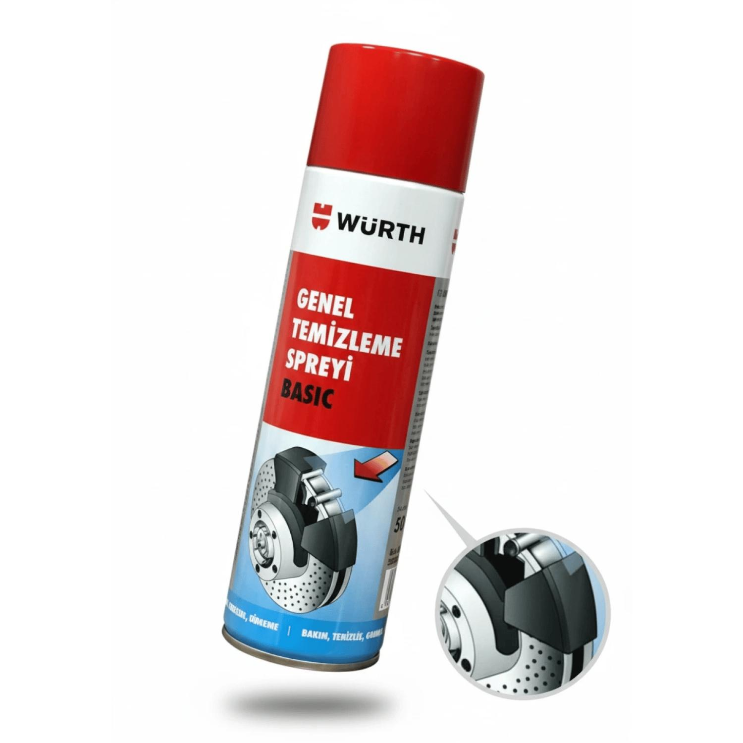 WÜRTH Genel Temizleme Spreyi Basic 500 ml