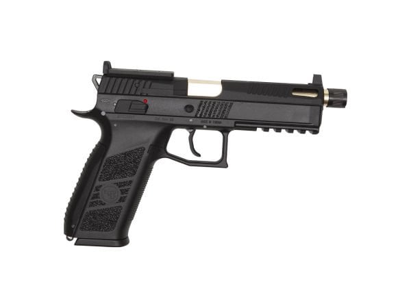 CZ P09 OPTIC AYAK VE CANTALI SİYAH BLOWBACK CO2 AIRSOFT TABANCA
