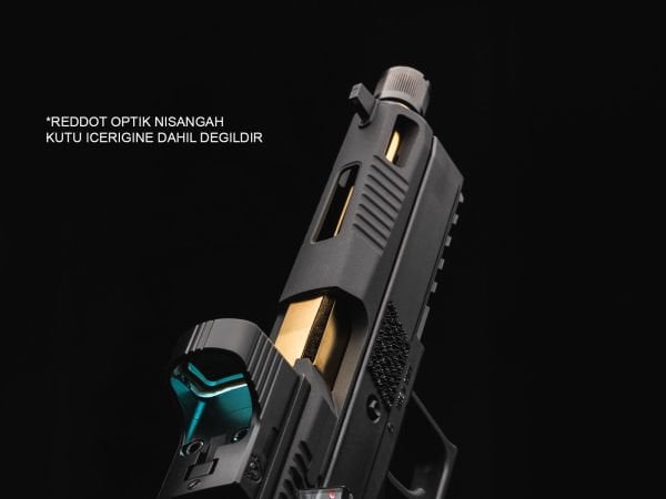 CZ P09 OPTIC AYAK VE CANTALI SİYAH BLOWBACK CO2 AIRSOFT TABANCA