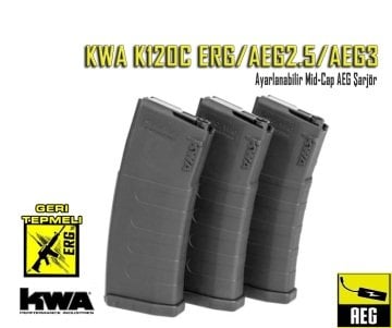 KWA K120C 30/120 AYARLI ERG/AEG2.5/AEG3 MIDCAP YEDEK ŞARJÖR