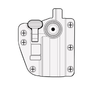 ADAPTX Universal Holster - Tüm Tabancalara uyumlu Kılıf