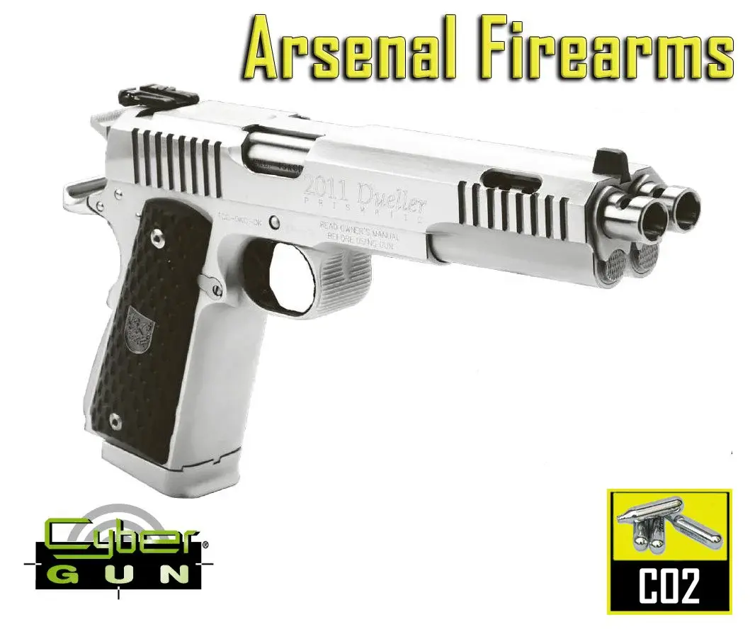 Cybergun Arsenal Firearms Çift Namlu Co2 Havalı Tabanca