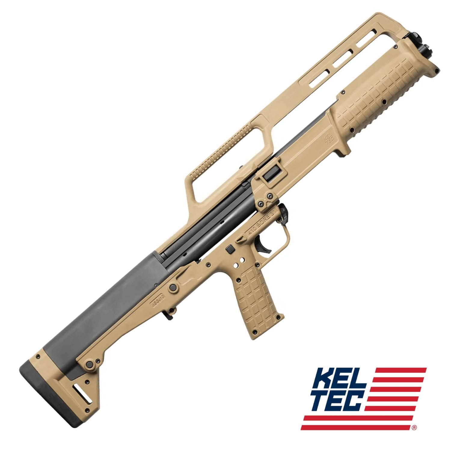 KELTEC KSG 410 TAN 36GA YİVSİZ POMPALI AV TÜFEĞİ (KSG410)