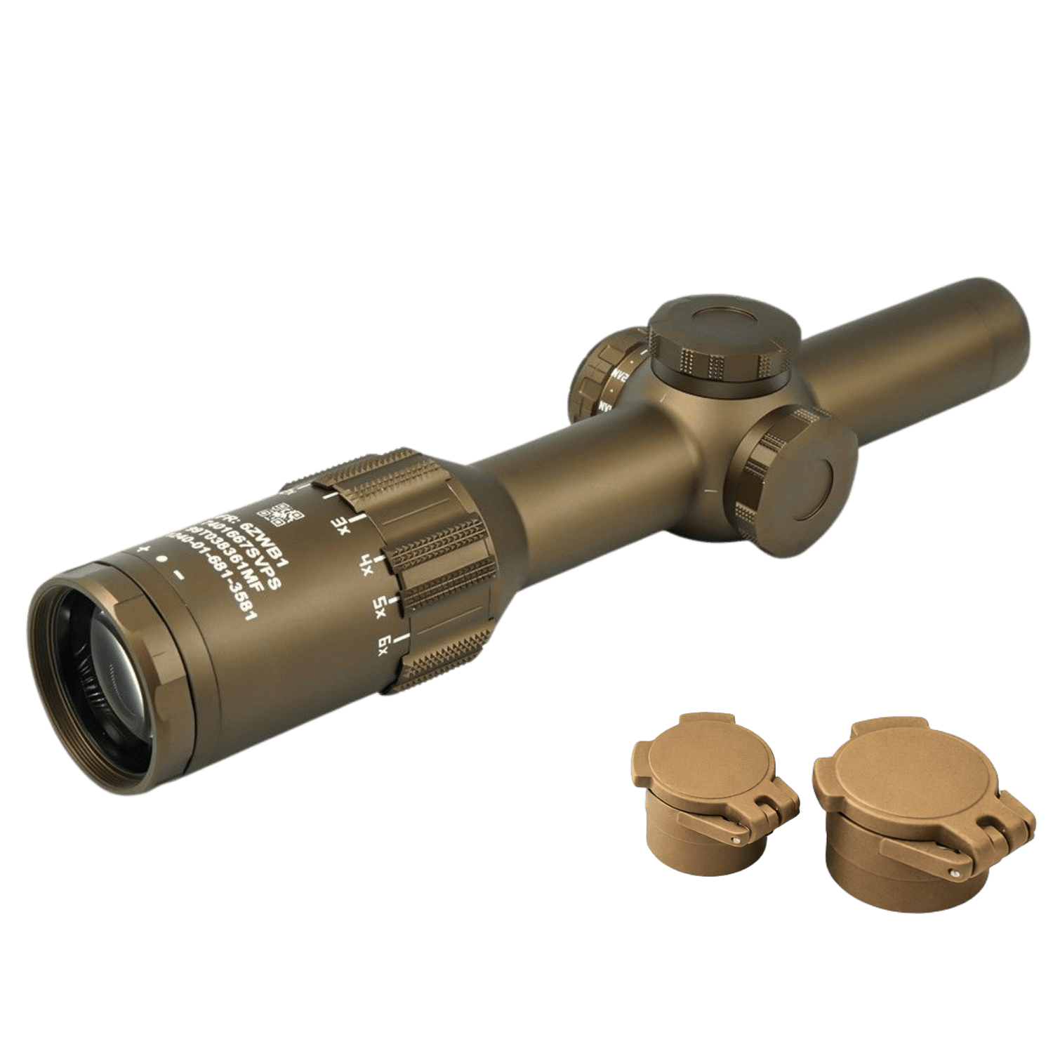 Sotac SG Style Tango SFP 1-6x24mm IR Airsoft Tüfek Dürbünü - Tan