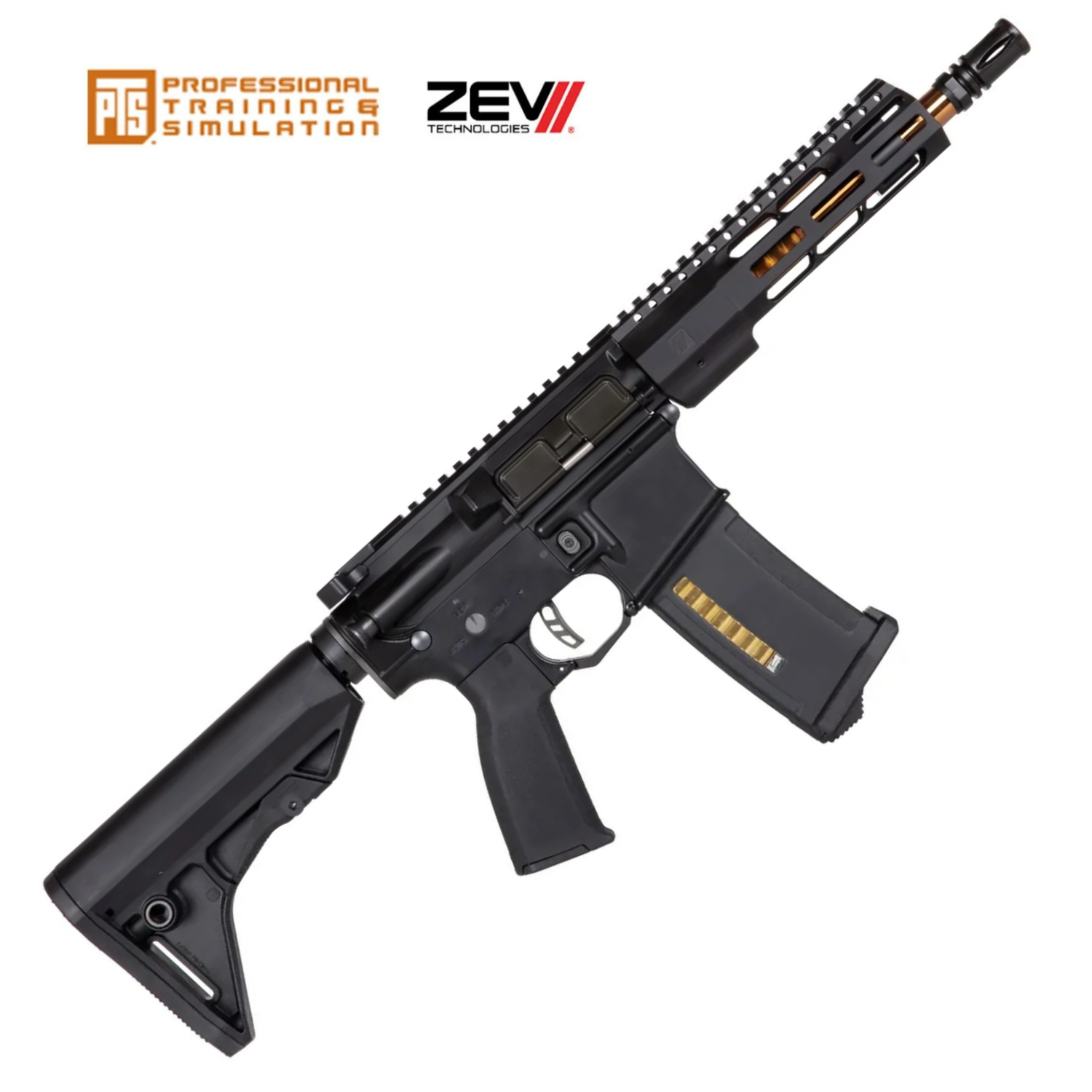 PTS ZEV Core Elite CQB 7,5'' Airsoft AEG Tüfek SIYAH ZV603680307