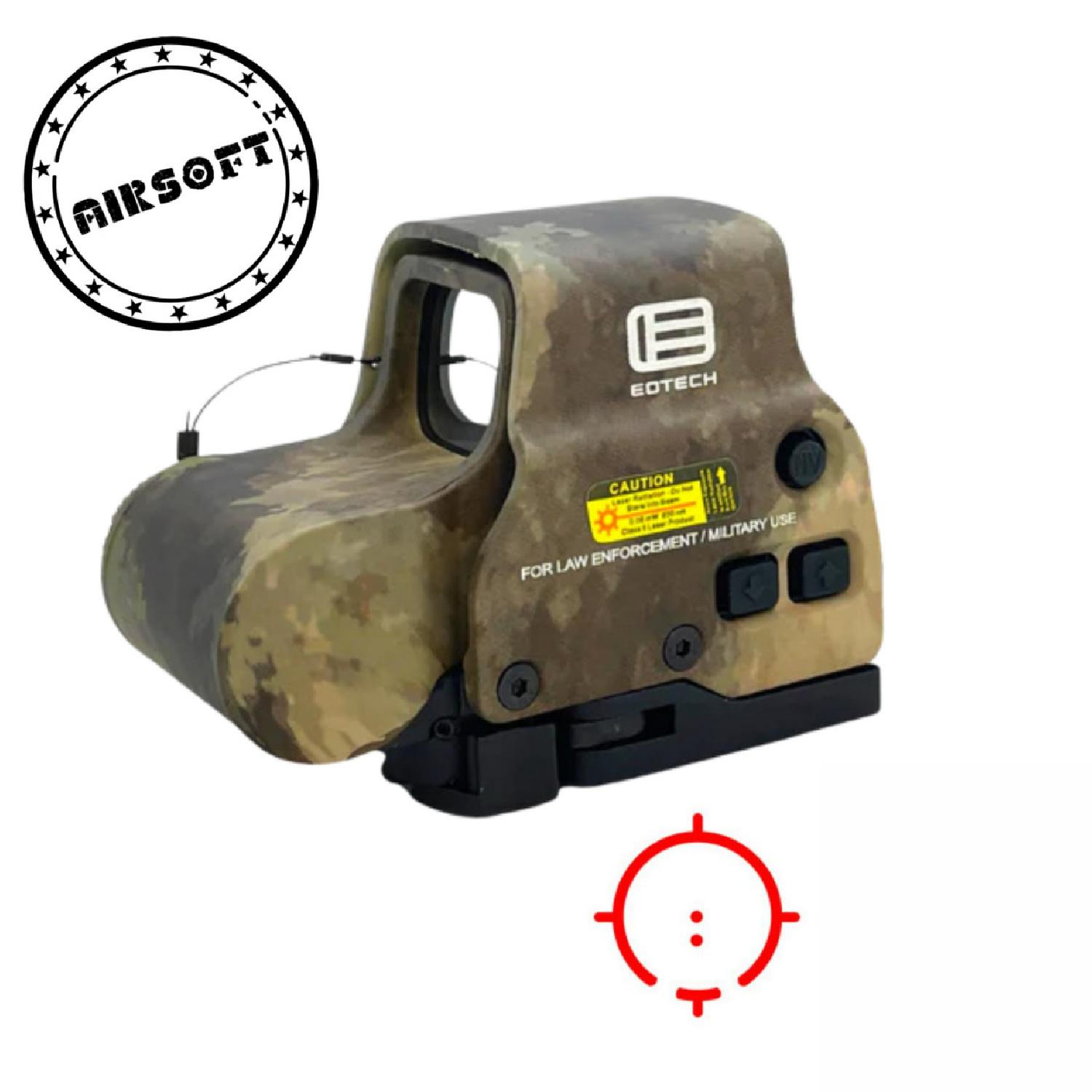 SOTAC 558 Red Dot Sight Metal Scope 10 Levels Brightness Adjustment Sight Nişangah - CAMOUFLAGE