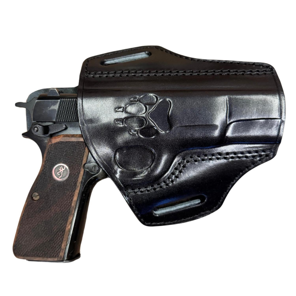 BROWNING HP14 Siyah Pençe Desenli Tabanca Kılıfı - YÜKSEK KALİTE