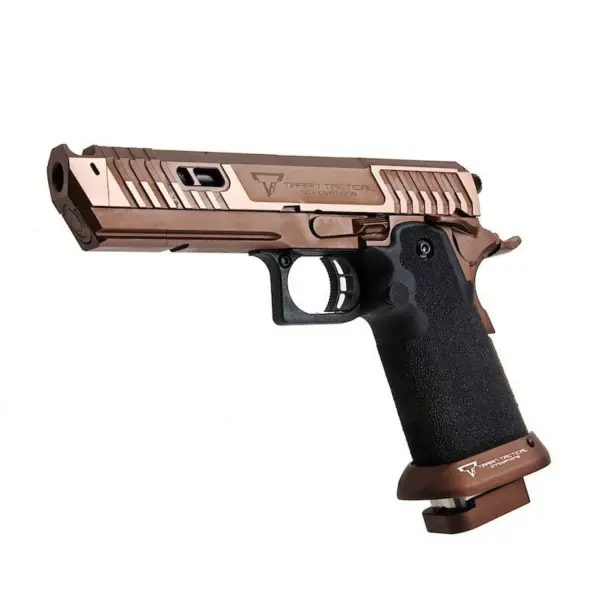 EMG Taran Tactical Innovations Lisanslı Sand Viper 2011 Hi-Capa John Wick 4 GBB Airsoft Tabanca