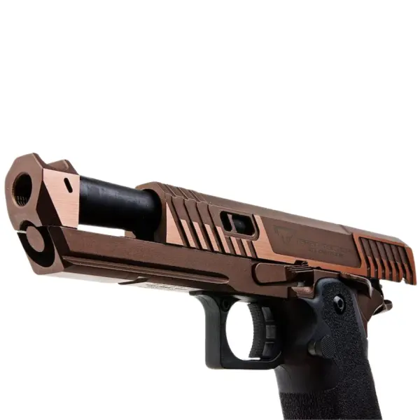 EMG Taran Tactical Innovations Lisanslı Sand Viper 2011 Hi-Capa John Wick 4 GBB Airsoft Tabanca