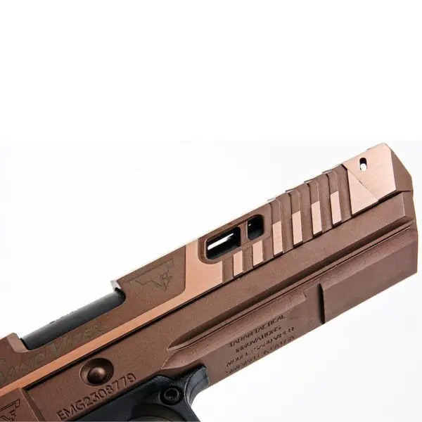 EMG Taran Tactical Innovations Lisanslı Sand Viper 2011 Hi-Capa John Wick 4 GBB Airsoft Tabanca