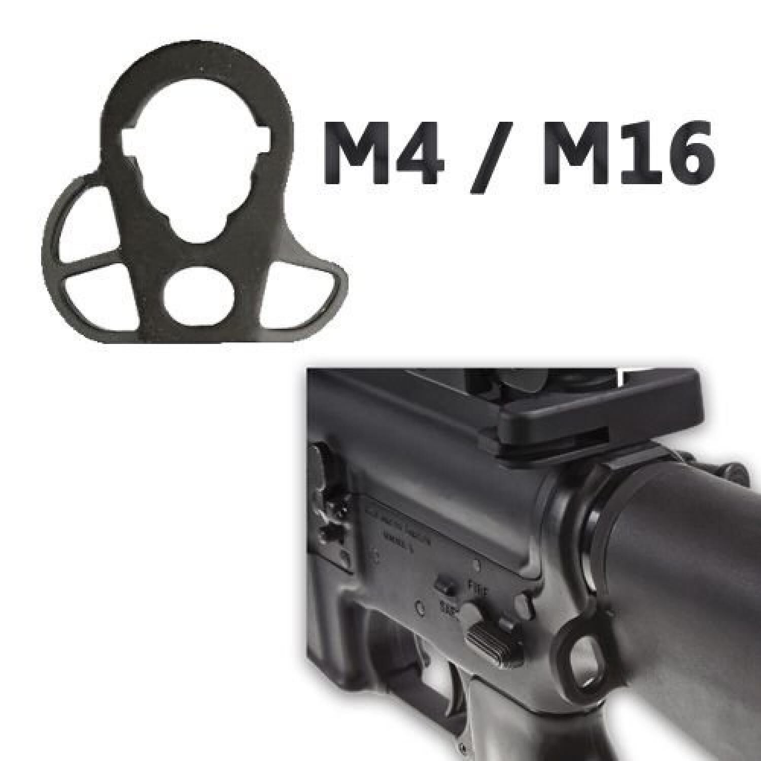 CYMA Aluminum CQB Gun Stock Sling Ring M4 M16 İçin Askı Kayış Halkası (Siyah)