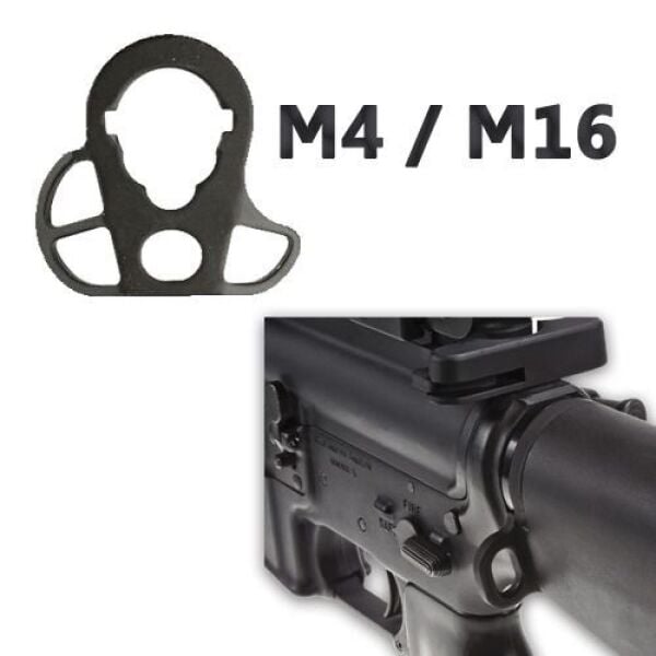 CYMA Aluminum CQB Gun Stock Sling Ring M4 M16 İçin Askı Kayış Halkası (Siyah)