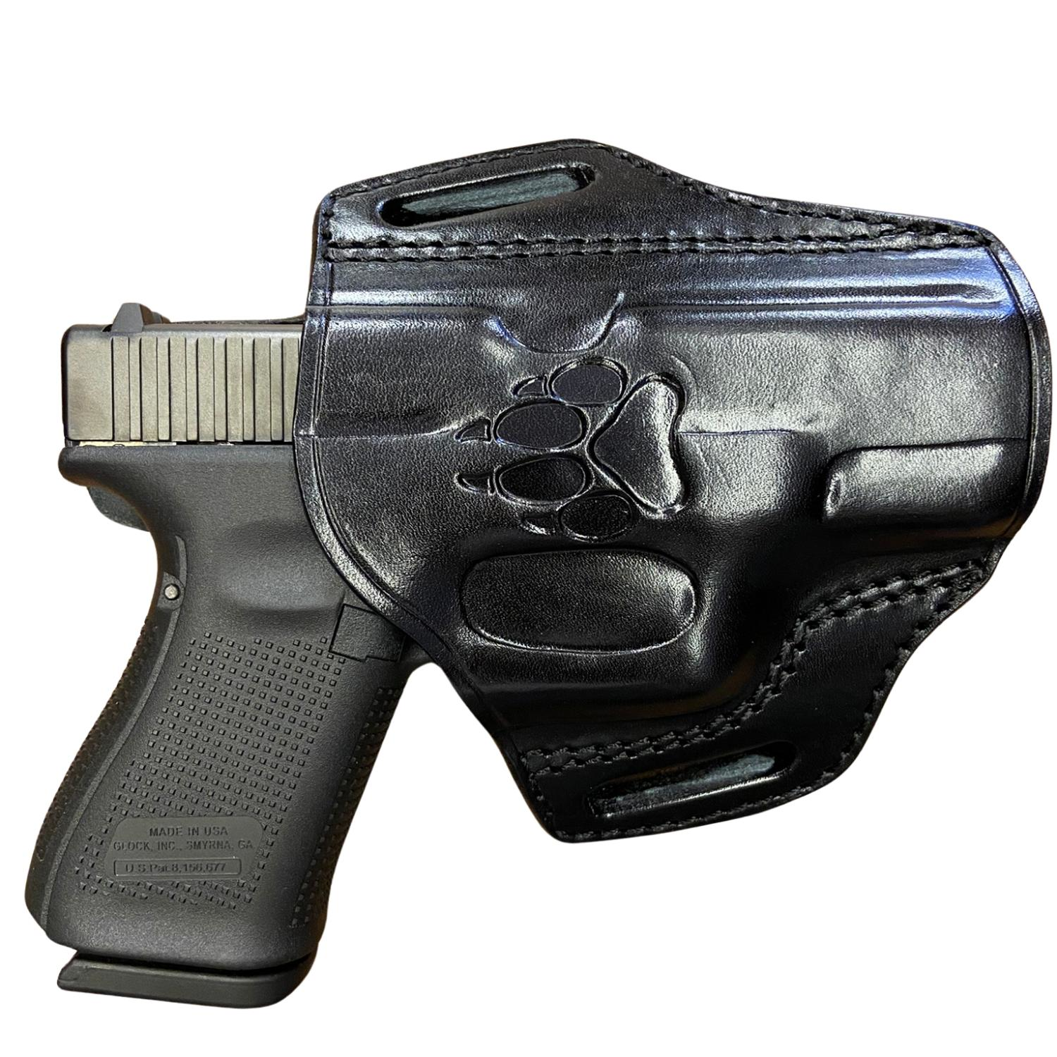 GLOCK 17 Siyah Pençe Desenli Tabanca Kılıfı - YÜKSEK KALİTE