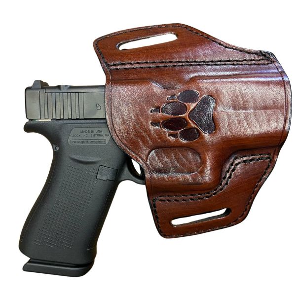 GLOCK 43 Kahverengi Pençe Desenli Tabanca Kılıfı - YÜKSEK KALİTE