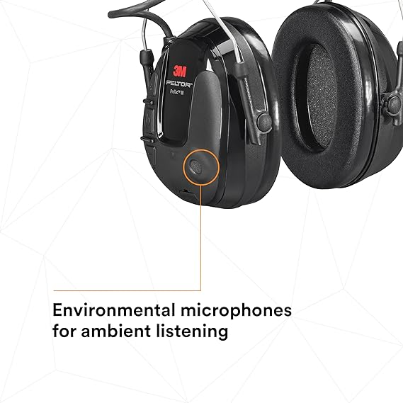 3M™ Peltor™ ProTac III Aktif İşitme Koruyucu Taktik Kulaklık 23db