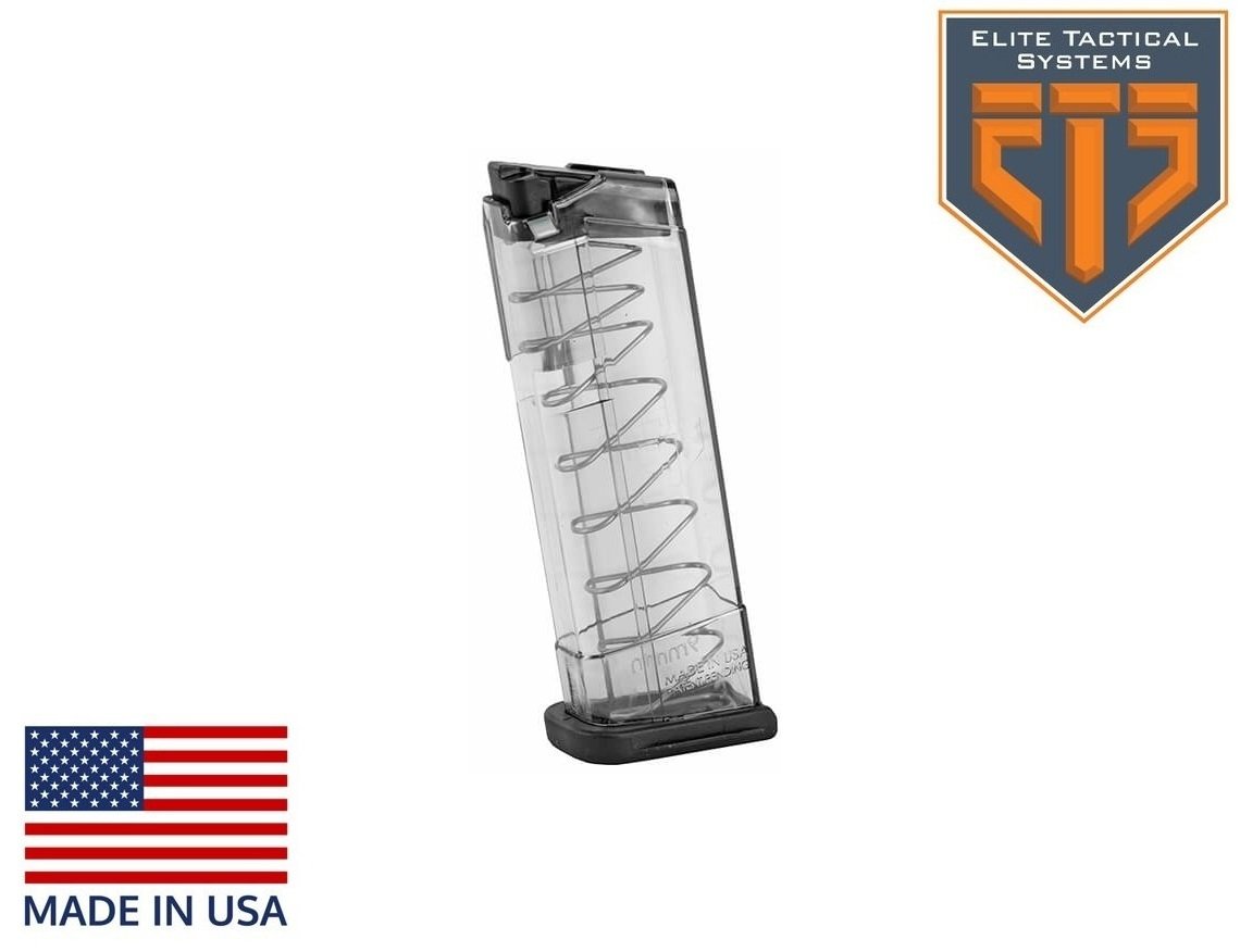 ETS GLOCK 43 9RD SAYDAM POLİMER ŞARJÖR