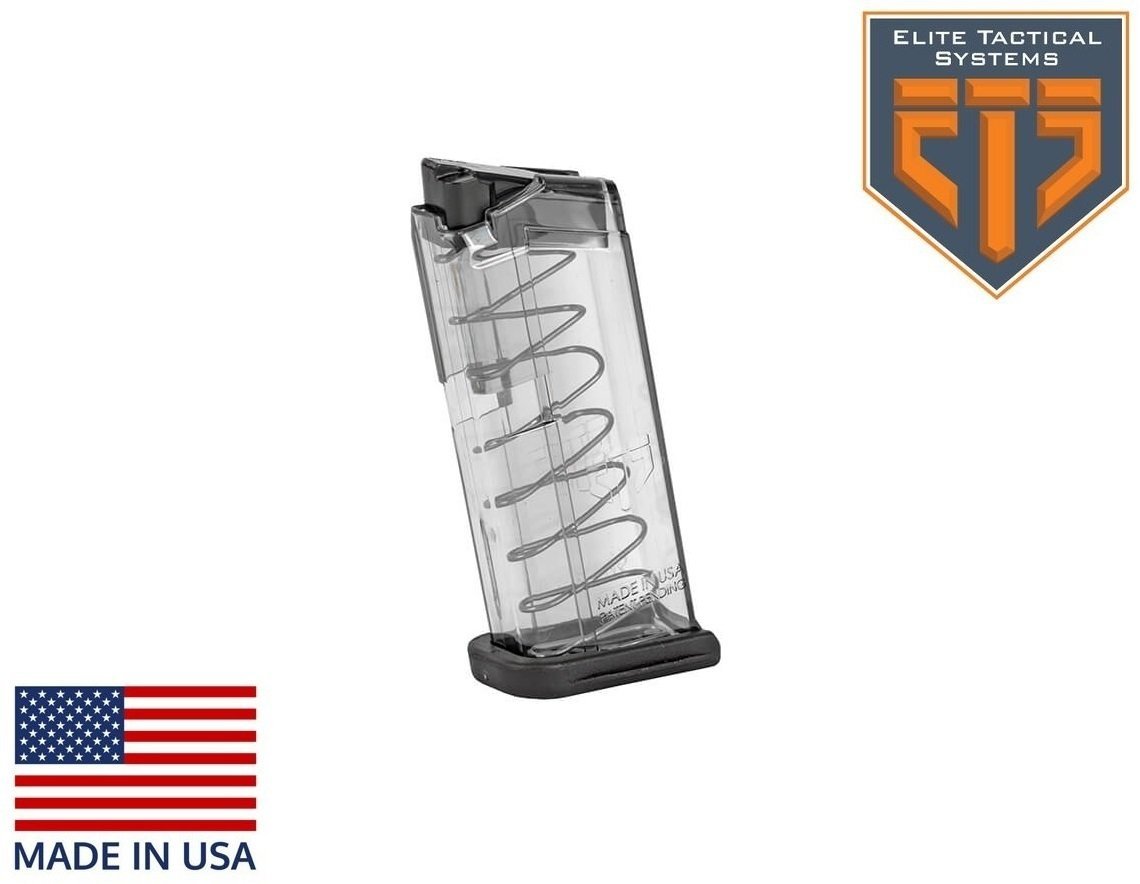 ETS GLOCK 43 7RD SAYDAM POLİMER ŞARJÖR