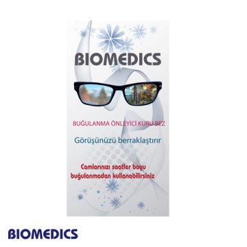 Biomedics Gözlük Buğu Önleyici Kuru Bez