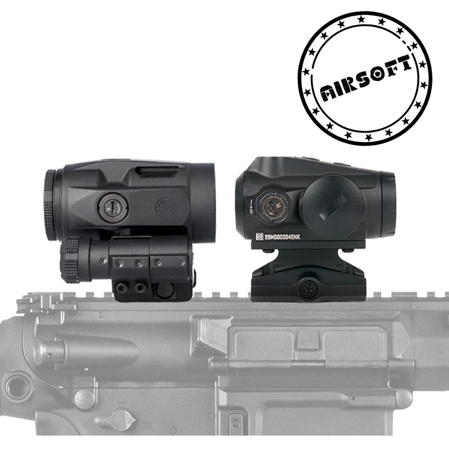 SOTAC Airsoft SIG Romeo 5 Juliet 3 Combo Siyah Red Dot Sight Seti