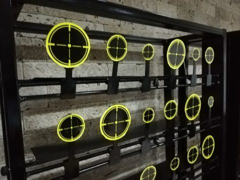 Airsoft Poligon Hedefi 30 Figürlü İpli/Makaralı