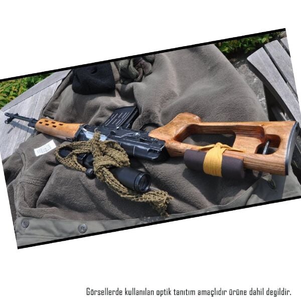 CYMA Real Wood SVD Dragunov AEG Gerçek Ağaç Airsoft Tüfek (CM057)