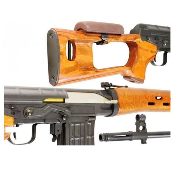 CYMA Real Wood SVD Dragunov AEG Gerçek Ağaç Airsoft Tüfek (CM057)